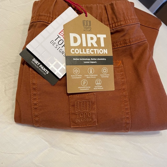 Topp Designs Dirt Pants - Brick NWT size Small - Picture 4 of 5